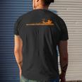 Archery Bow Hunter Deer Mule Elk Bow Hunting Accessories Men's Back Print T-shirt Gifts for Him