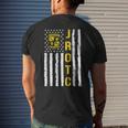 Army Jrotc American Flag Junior Rotc Leadership Excellence Men's T-shirt Back Print Gifts for Him