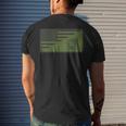 Army Logistics Branch American Flag Mens Back Print T-shirt Gifts for Him