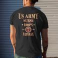 Army Nursing Army Nurse Veteran Military Nursing Gift Gift For Womens Mens Back Print T-shirt Gifts for Him
