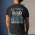 Autism Dad Autism Awareness Autistic Spectrum Asd Mens Back Print T-shirt Gifts for Him
