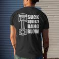 Auto Automotive Mechanic Engine Piston Graphic Mens Back Print T-shirt Gifts for Him