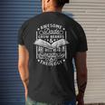 Awesome Dads Grow Beards And Are Well Read In Scripture Theology Men's Back Print T-shirt Gifts for Him