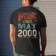 Awesome Since May 2000 Shirt 2000 19Th Birthday Shirt Men's Back Print T-shirt Gifts for Him