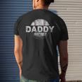 Baseball Daddy Dad Baseball Ball Vintage Men's T-shirt Back Print Gifts for Him
