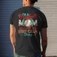 Im A Baseball Mom We Dont Do That Keep Calm Thing Leopard Men's Back Print T-shirt Gifts for Him