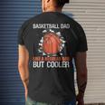 Bball Player Basketball Dad Men's Back Print T-shirt Gifts for Him