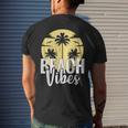Beach Vibes Summer Men's Back Print T-shirt Gifts for Him