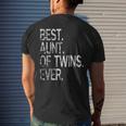 Best Aunt Of Twins Ever Party Ever Gift Mens Back Print T-shirt Gifts for Him
