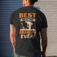 Best Beeping Grandpa Ever Metal Detecting Funny Gift Gift For Mens Mens Back Print T-shirt Gifts for Him
