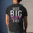 Best Big Sister Ever Proud Big Sister Mens Back Print T-shirt Gifts for Him