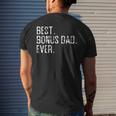 Best Bonus Dad Ever Father’S Day For Step Dad Men's Back Print T-shirt Gifts for Him