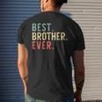 Best Brother Ever Cool Funny Vintage Gift Mens Back Print T-shirt Gifts for Him