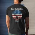 Best Buckin Dad Ever Deer Hunter Cool Hunting Men's Back Print T-shirt Gifts for Him