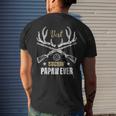 Best Buckin Papaw Ever Deer Hunters Hunting Gift Father Gift For Mens Mens Back Print T-shirt Gifts for Him