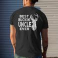 Best Buckin Uncle Ever Shirt Deer Hunting Fathers Day V2 Men's Back Print T-shirt Gifts for Him