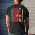 Best Cameroonian Dad Ever Cameroon Daddy Fathers Day Men's Back Print T-shirt Gifts for Him