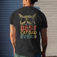 Best Cat Dad Ever For Dad On Fathers Day Cat Daddy Gift For Mens Mens Back Print T-shirt Gifts for Him