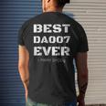 Best Daddy Ever Fathers Day For Dads 007Shirts Men's Back Print T-shirt Gifts for Him
