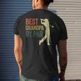 Best Grandpa By Par Apparel Golf Dad Fathers Day Men's Back Print T-shirt Gifts for Him