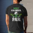 Best Grandpa By Par Golfing For Grandpa Men's Back Print T-shirt Gifts for Him
