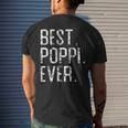 Best Poppi Ever Father’S Day Gift For Poppi Mens Back Print T-shirt Gifts for Him