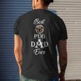 Best Pug Dad Ever Fathers Day For Pug Lovers Men's Back Print T-shirt Gifts for Him