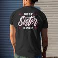 Best Sister Ever Team Friendship Friend Sisters Mens Back Print T-shirt Gifts for Him