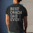 Best Soccer Coach Dad Ever Coaching Men's Back Print T-shirt Gifts for Him