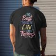 Best Thing In Life Arent Things Inspiration Quote Simple Men's T-shirt Back Print Gifts for Him