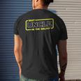 Best Uncle In The World | From Niece Nephew Mens Back Print T-shirt Gifts for Him