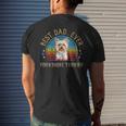 Mens Best Yorkshire Terrier Dog Dad Retro Vintage Yorkie Fun Men's T-shirt Back Print Gifts for Him