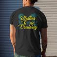 Besties Gone Cruise Matching Girls Trip Cruising Vacation Men's Back Print T-shirt Gifts for Him