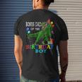 Bonus Dad Of The Birthday BoyRex Rawr Dinosaur Birthday Bbjvlc Men's Back Print T-shirt Gifts for Him