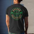 Boston Basketball Seal Shamrock Men's Back Print T-shirt Gifts for Him