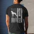 Mens Boxer Dad Us Flag Vintage Patriotic Dog Lover Owner Men Men's T-shirt Back Print Gifts for Him