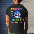 Brother Shark Fathers Day Dad Men's T-shirt Back Print Gifts for Him