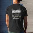 Burn Pit Exposure Awareness Us Military Veteran Support Men's Back Print T-shirt Gifts for Him