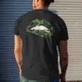 Camouflage Lips Mouth Military Kiss Me Biting Camo Kissing Men's T-shirt Back Print Gifts for Him