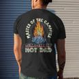 Campfire Master Smoking Hot Dadbod Vintage Distressed Retro Men's Back Print T-shirt Gifts for Him