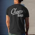 Mens Cheerleading Dad Proud Cheer Dad Men's T-shirt Back Print Gifts for Him