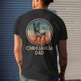 Chihuahua Dog - Vintage Chihuahua Dad Men's T-shirt Back Print Gifts for Him