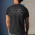 Cody Quote Birthday Personalized Name Idea Men's T-shirt Back Print Gifts for Him