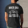 Cool Biker For Dad Men Motorcycling Motorcycle Biker Men's T-shirt Back Print Gifts for Him