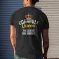 Cornhole Queen The Legend Has Arrived Cornhole Queen Mens Back Print T-shirt Gifts for Him