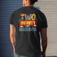 Cowboy Grandpa Two Infinity And Beyond Birthday Decorations Mens Back Print T-shirt Gifts for Him
