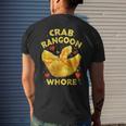 Crab Rangoon WHORE Crab Rangoon Lovers Men's Back Print T-shirt Gifts for Him