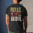 Crawfish Belle Of The Boil Cajun Crayfish Queen Men's Back Print T-shirt Gifts for Him