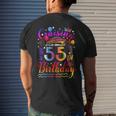 Cruising Into My 55 Year Old Bday Cruise 55Th Birthday Squad Men's T-shirt Back Print Gifts for Him
