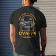 Cvn-74 Uss John C Stennis Men's T-shirt Back Print Gifts for Him